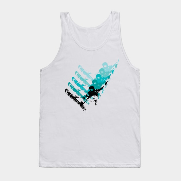 Its time for snowboarding Tank Top by ItssTimeFor